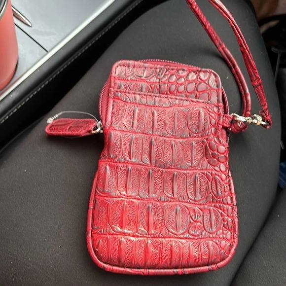 Fashion faux croc leather wrislet pouch card holder New - Picture 3 of 10